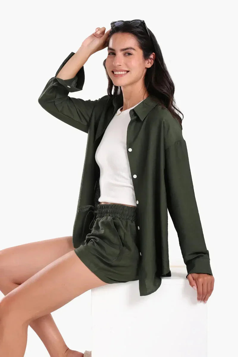 Beach Shirt & Shorts Set - Carina 12