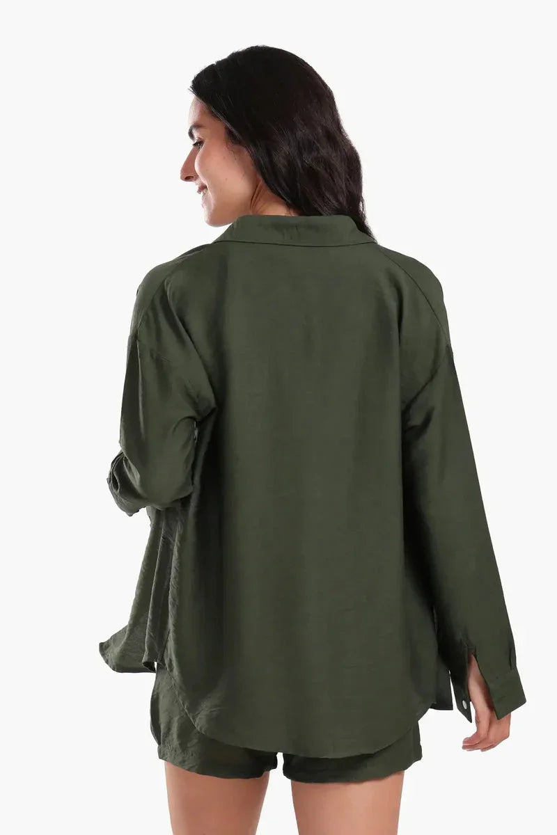 Carina - Beach Shirt & Shorts Set 18