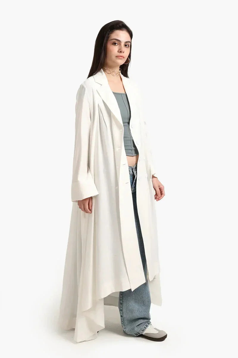Carina - Double-Breasted Trench Cardigan 14