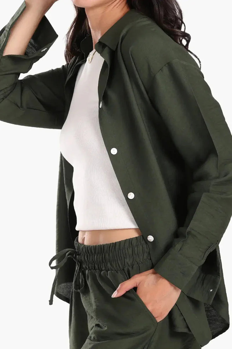 Carina - Beach Shirt & Shorts Set 23