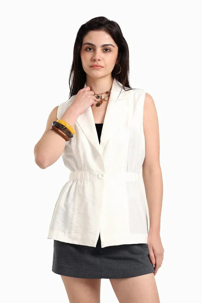 Carina - One-Button Closure Vest 1