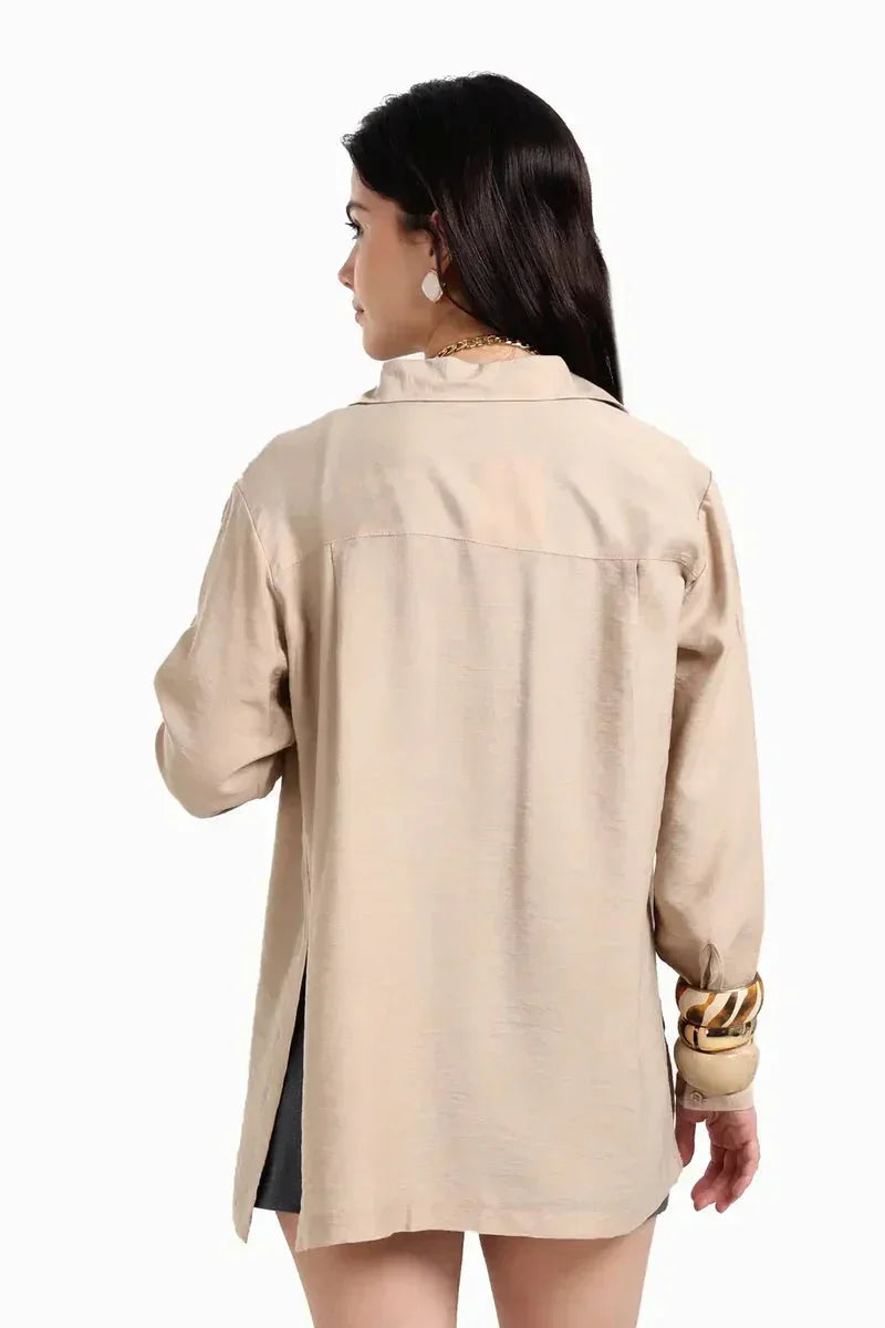 Voile Button Closure Shirt - Carina 11