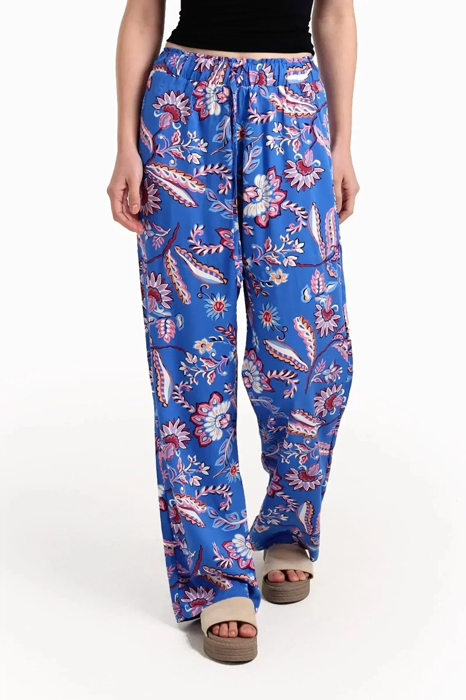 Carina - Effortless Pull-On Printed Pants 1