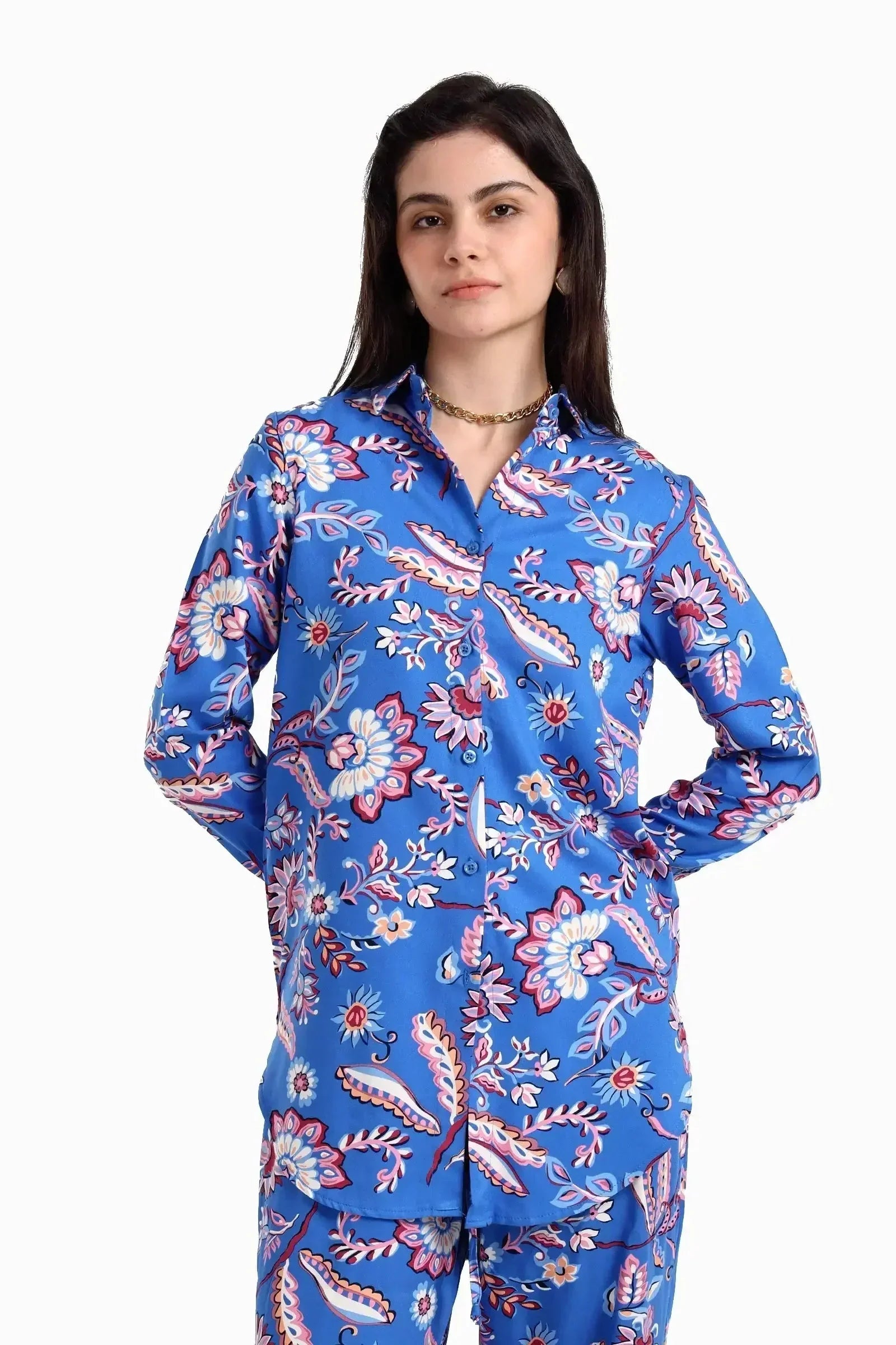 Carina - Chic Cotton Printed Shirt 2