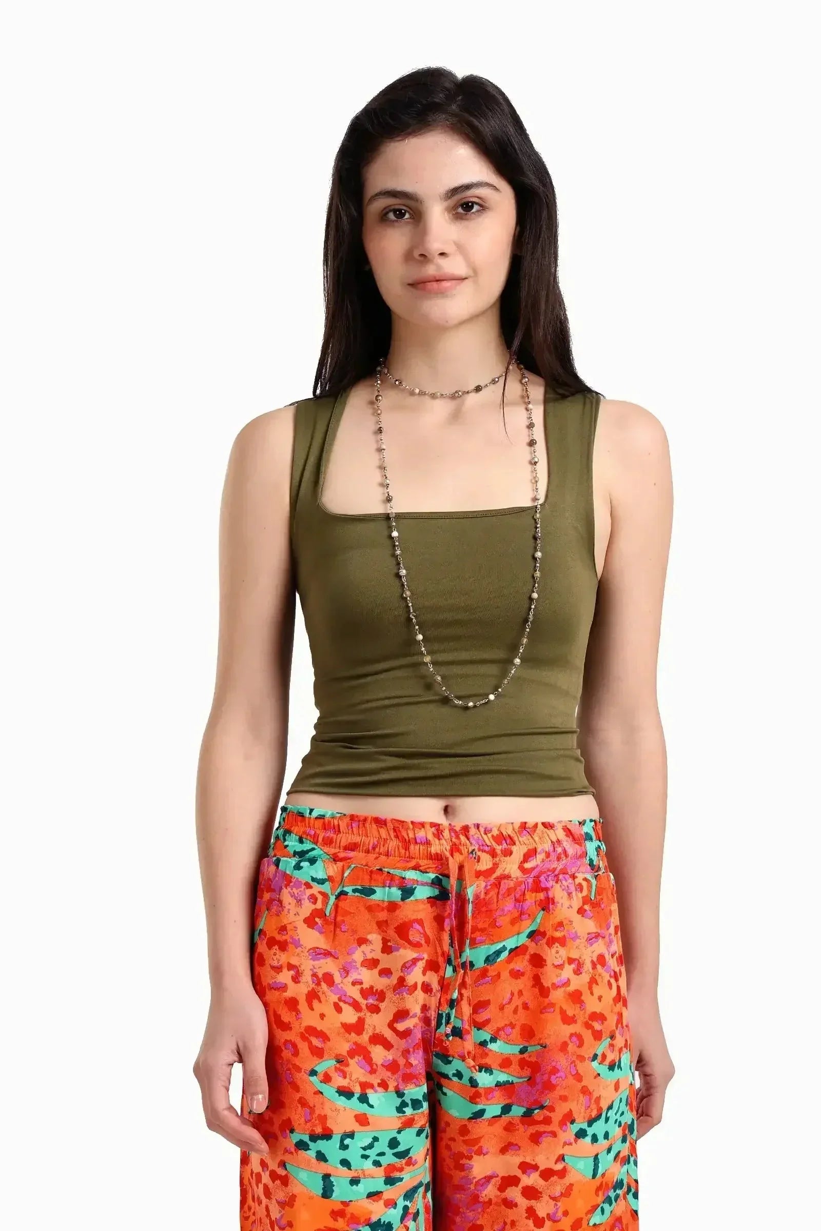 Carina - Square Neck Sleeveless Top 10
