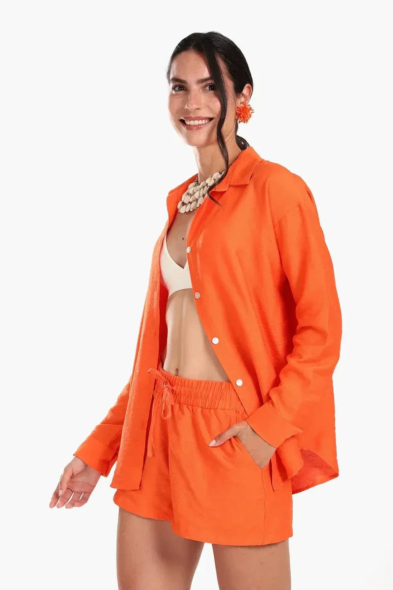 Beach Shirt & Shorts Set - Carina 25