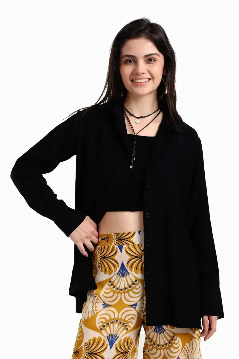 Voile Button Closure Shirt - Carina 4