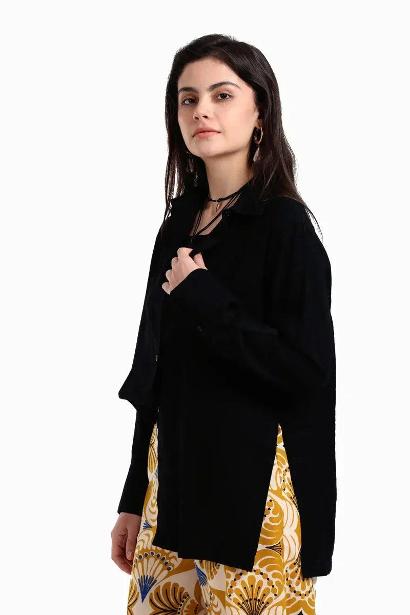 Voile Button Closure Shirt - Carina 7