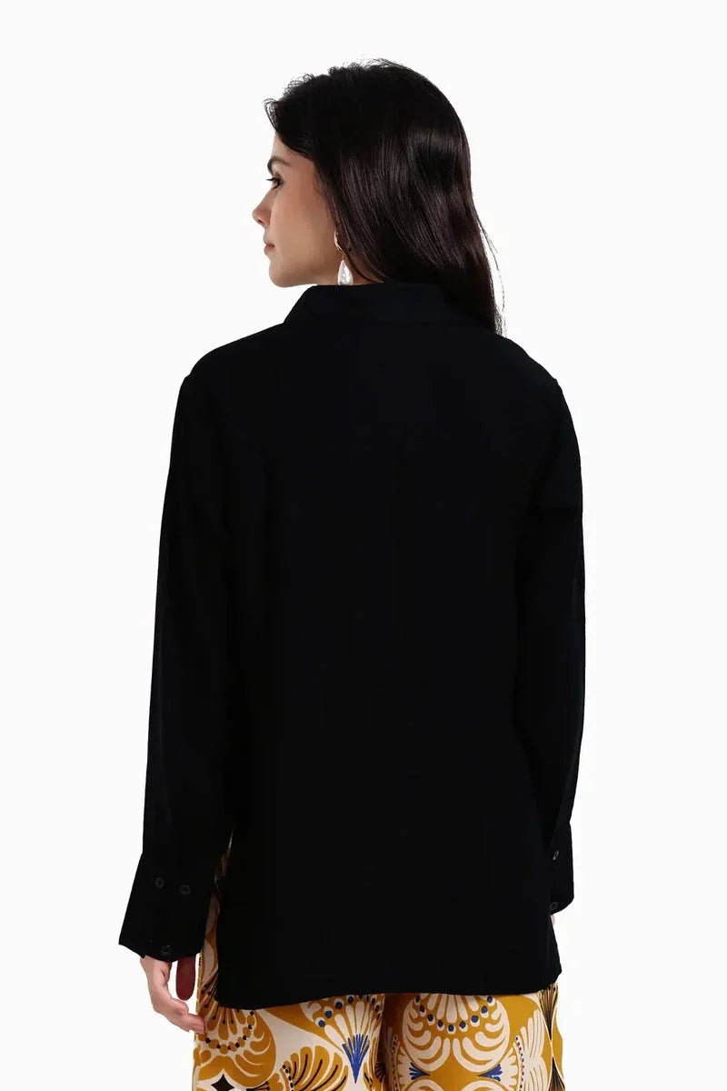 Carina - Voile Button Closure Shirt 10