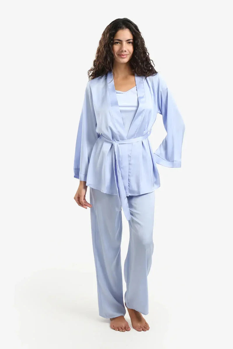 Carina - Light Blue 3 Pieces Pyjama Set 5