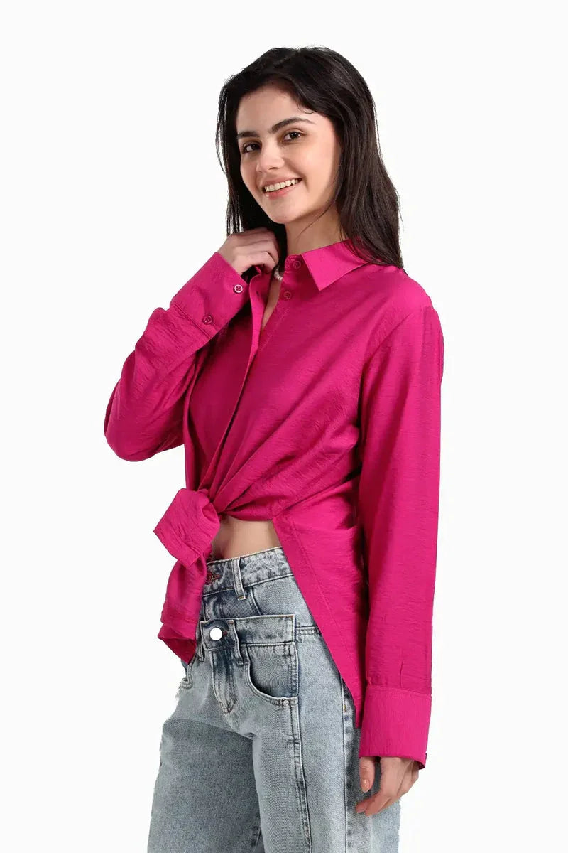 Carina - Voile Button Closure Shirt 6