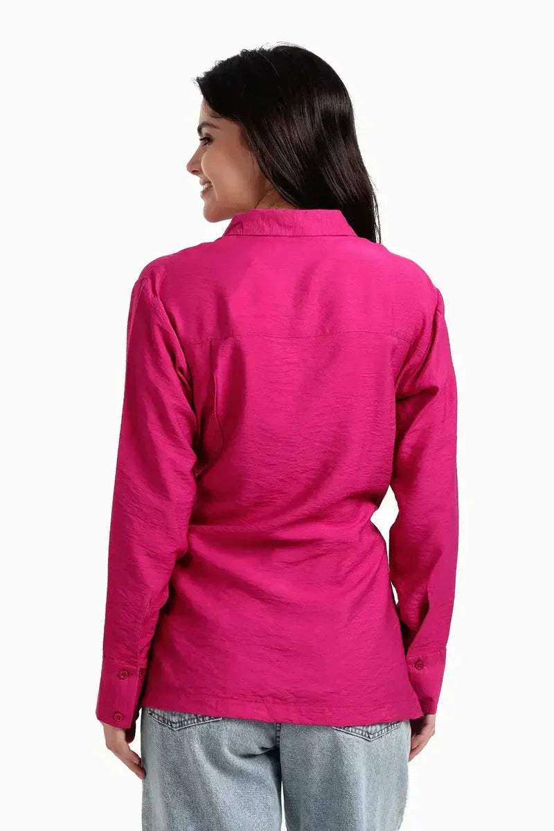 Voile Button Closure Shirt - Carina 9