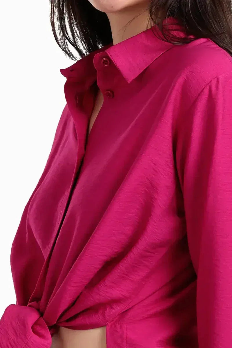 Voile Button Closure Shirt - Carina 13
