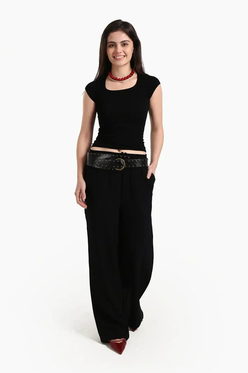 Comfy Wide Leg Pants - Carina 5