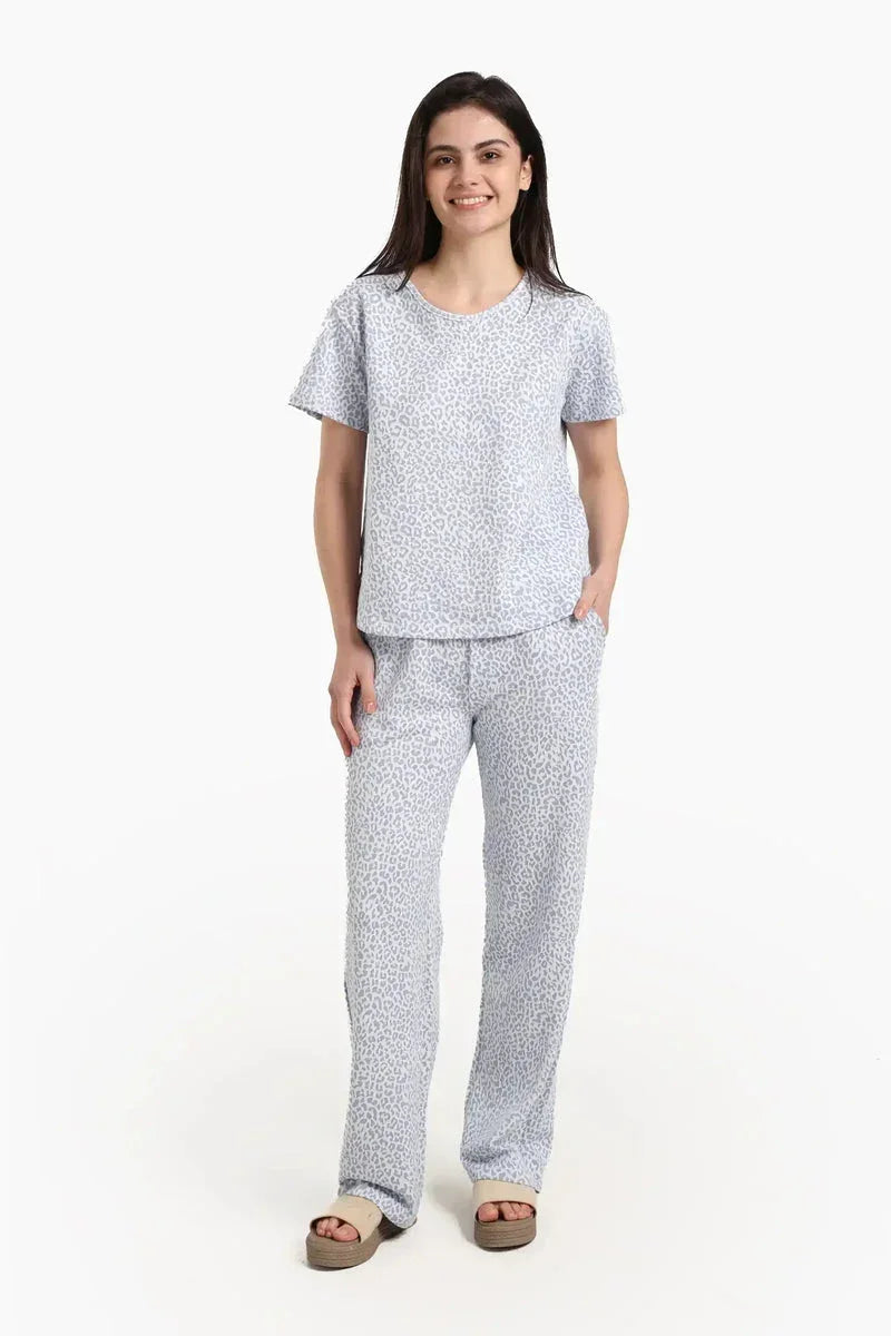 Leopard Print Pyjama Set - Carina 1