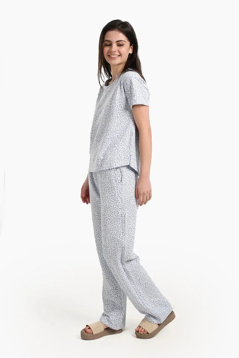 Carina - Leopard Print Pyjama Set 2