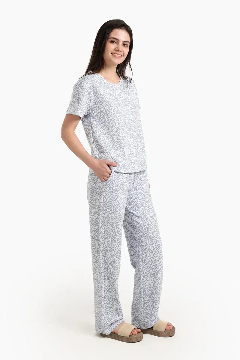 Leopard Print Pyjama Set - Carina 5