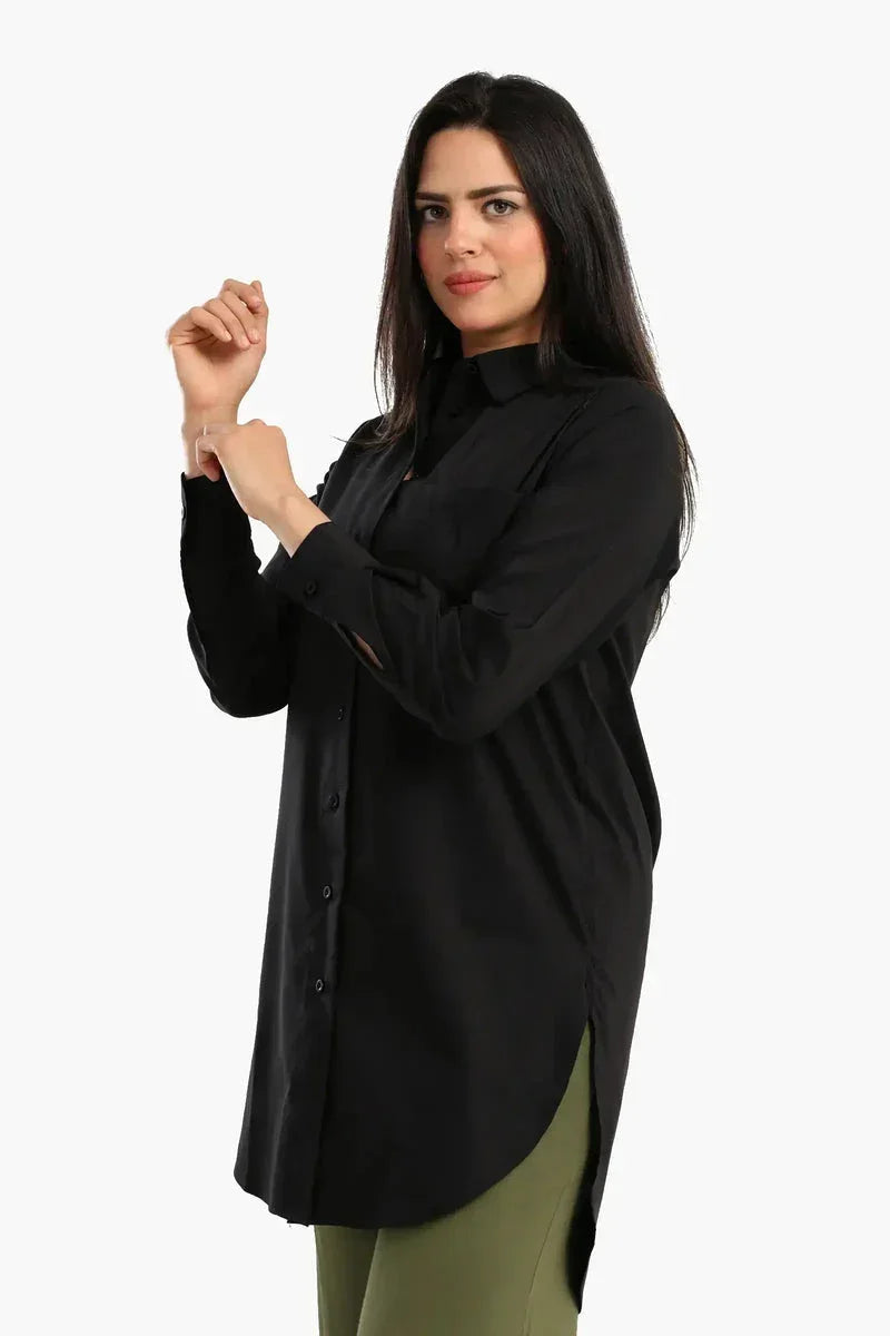 Cotton Button-Down Shirt - Carina 3