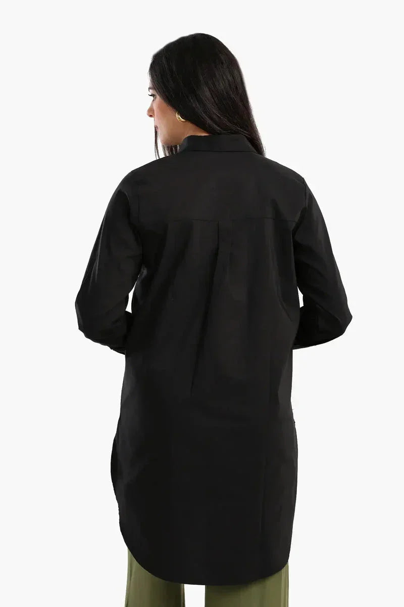 Cotton Button-Down Shirt - Carina 5
