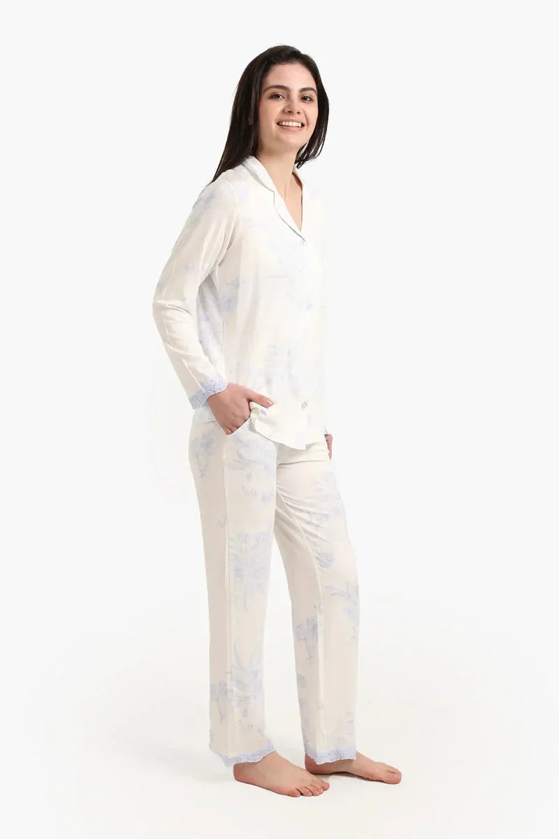 Carina - Floral Print Pyjama Set 5