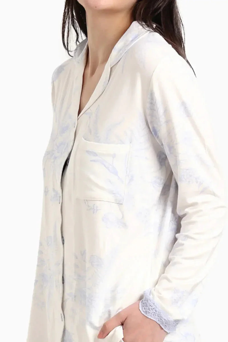 Carina - Floral Print Pyjama Set 4