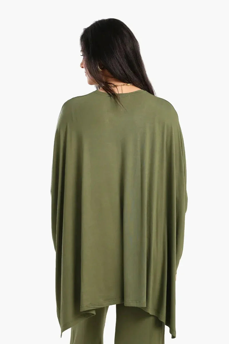 Carina - Asymmetrical Lounge Poncho 5