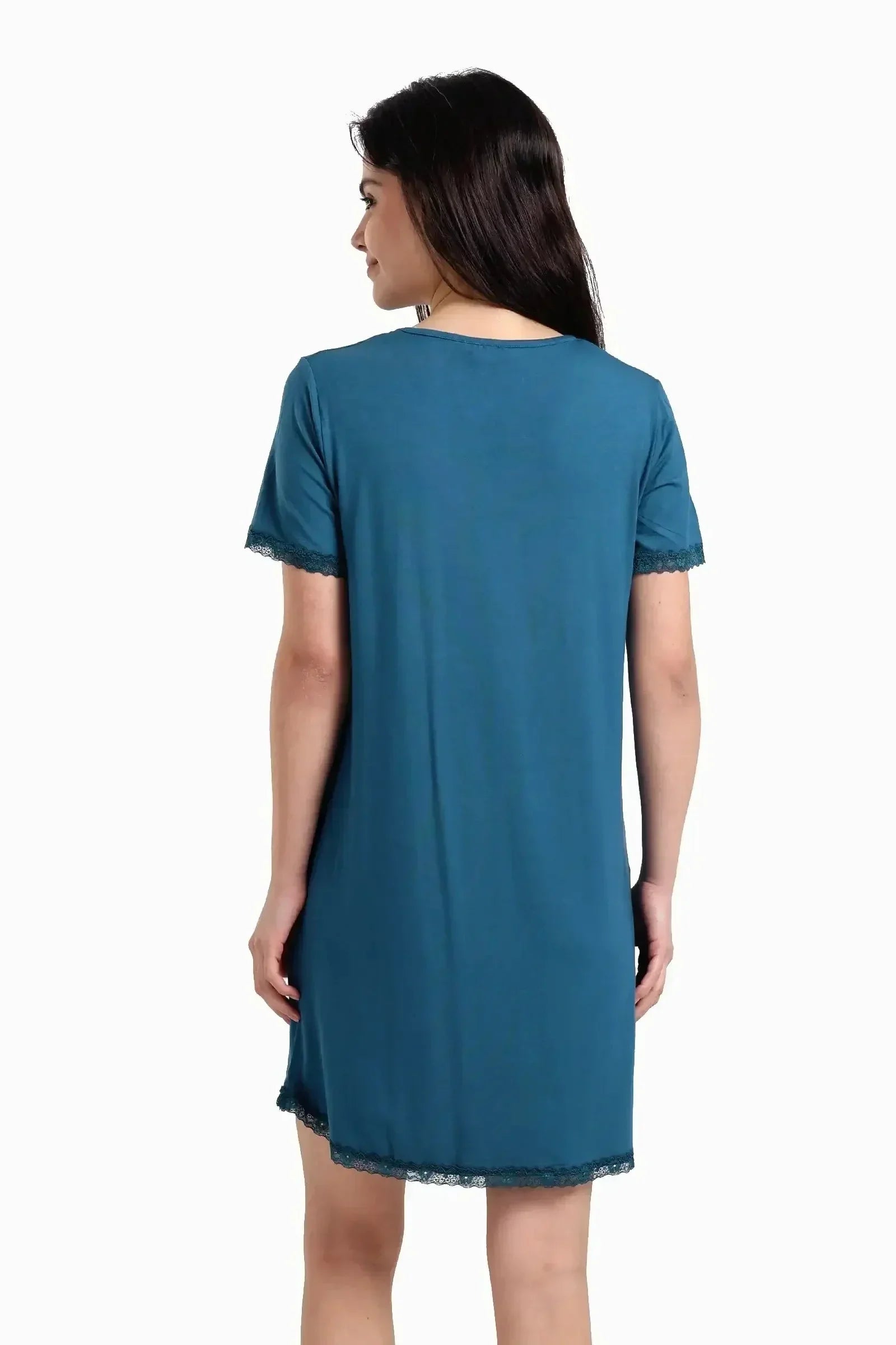 Carina - Lightweight Nightgown with Lace 14