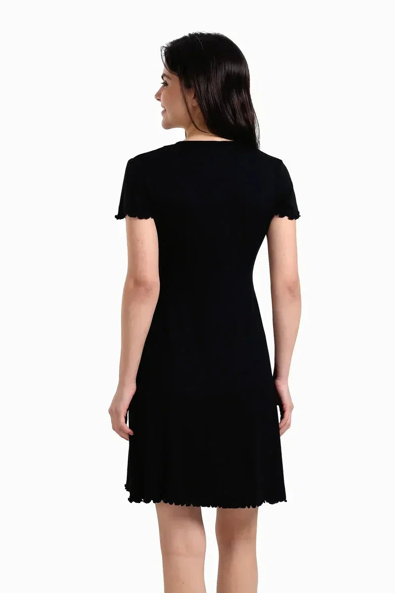 Viscose V-Neck Nightgown - Carina 5
