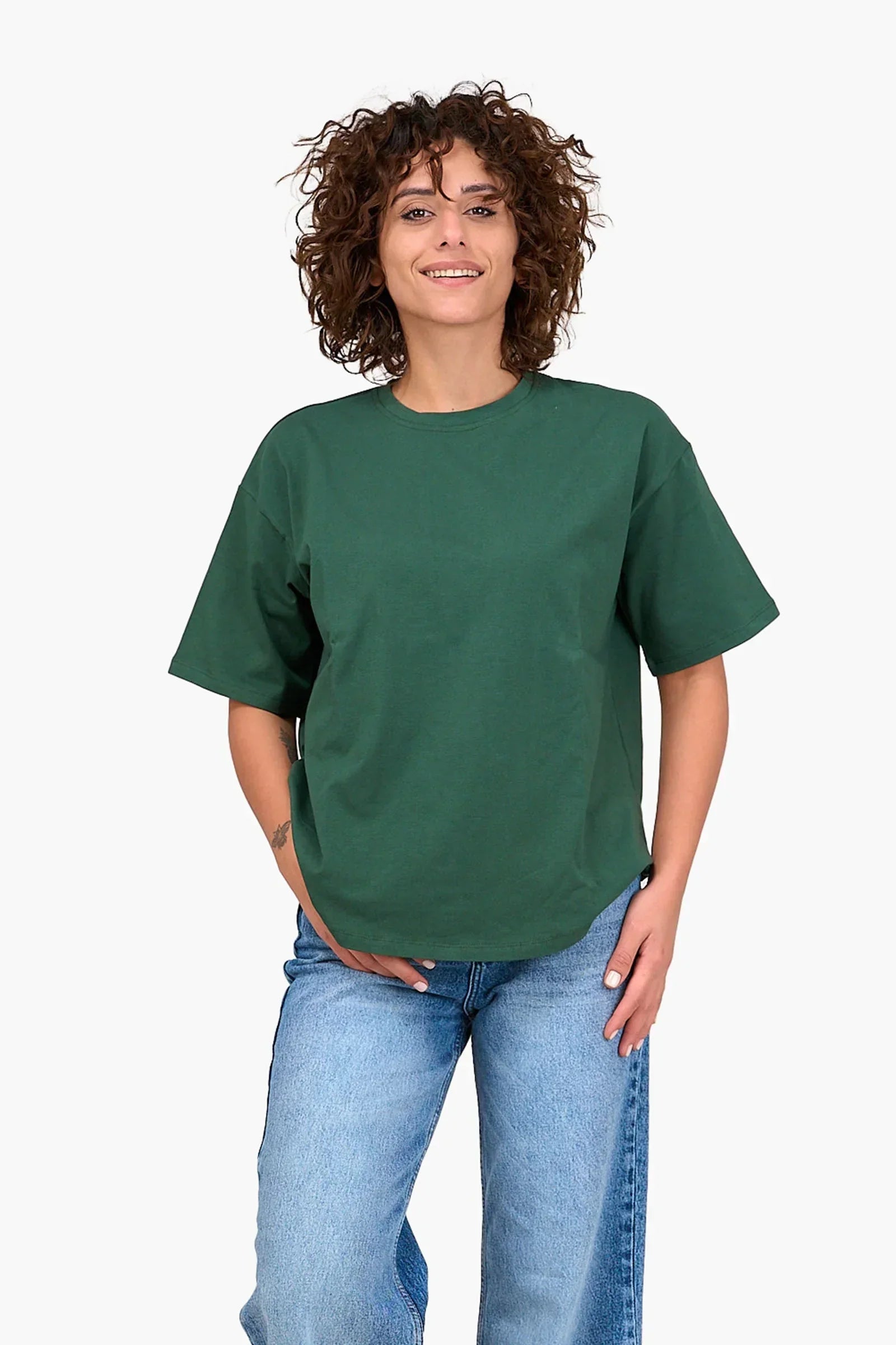 Clue - Loose Fit Cotton T-Shirt 1