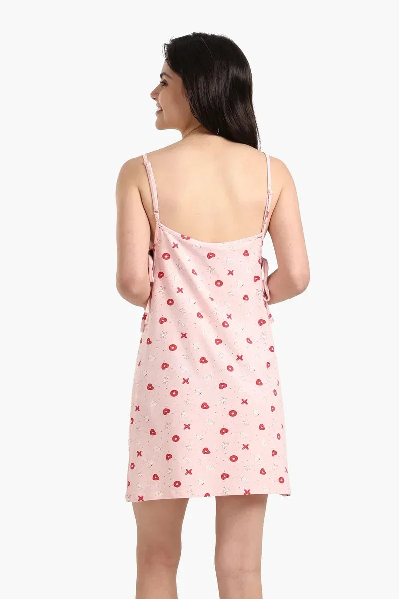 Charming Printed Cotton Nightgown - Carina 3