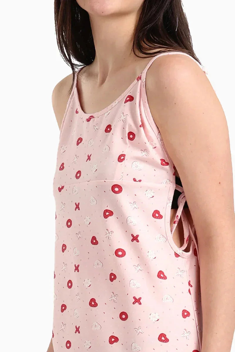 Charming Printed Cotton Nightgown - Carina 4