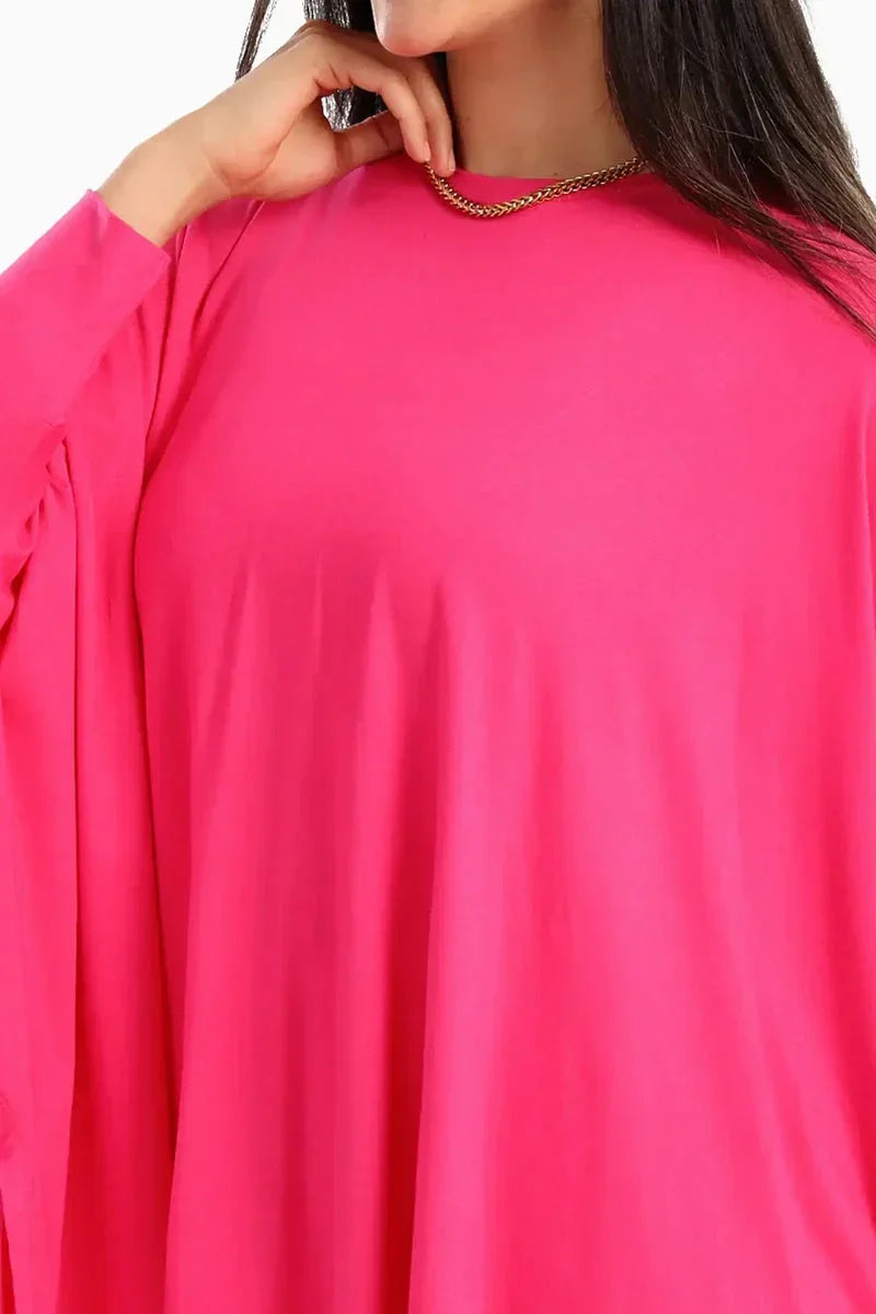 Asymmetrical Lounge Poncho - Carina 10
