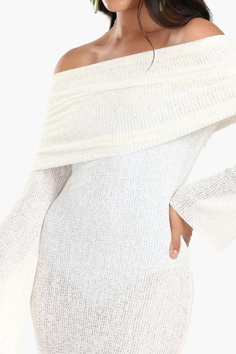 Off-Shoulder Maxi Beach Dress - Carina 8