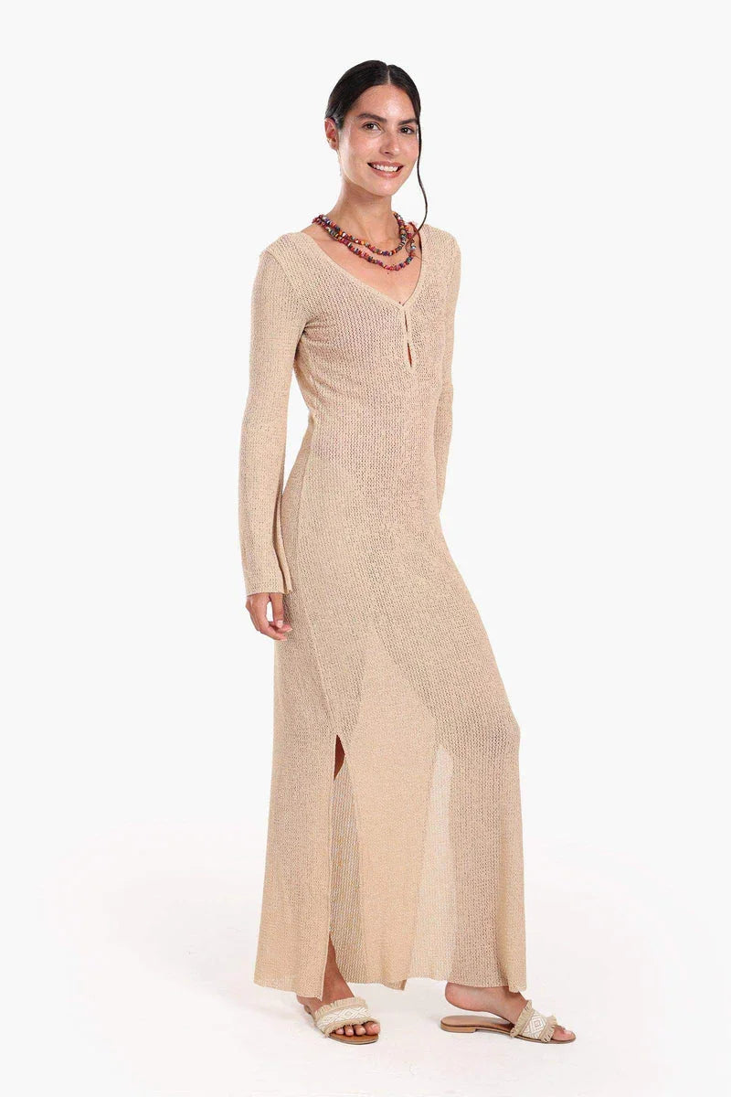 Carina - Knitted Long Beach Dress 12