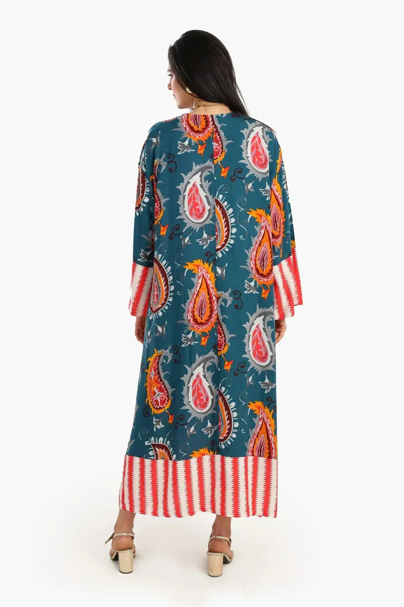 Carina - Colored Viscose Abaya 5