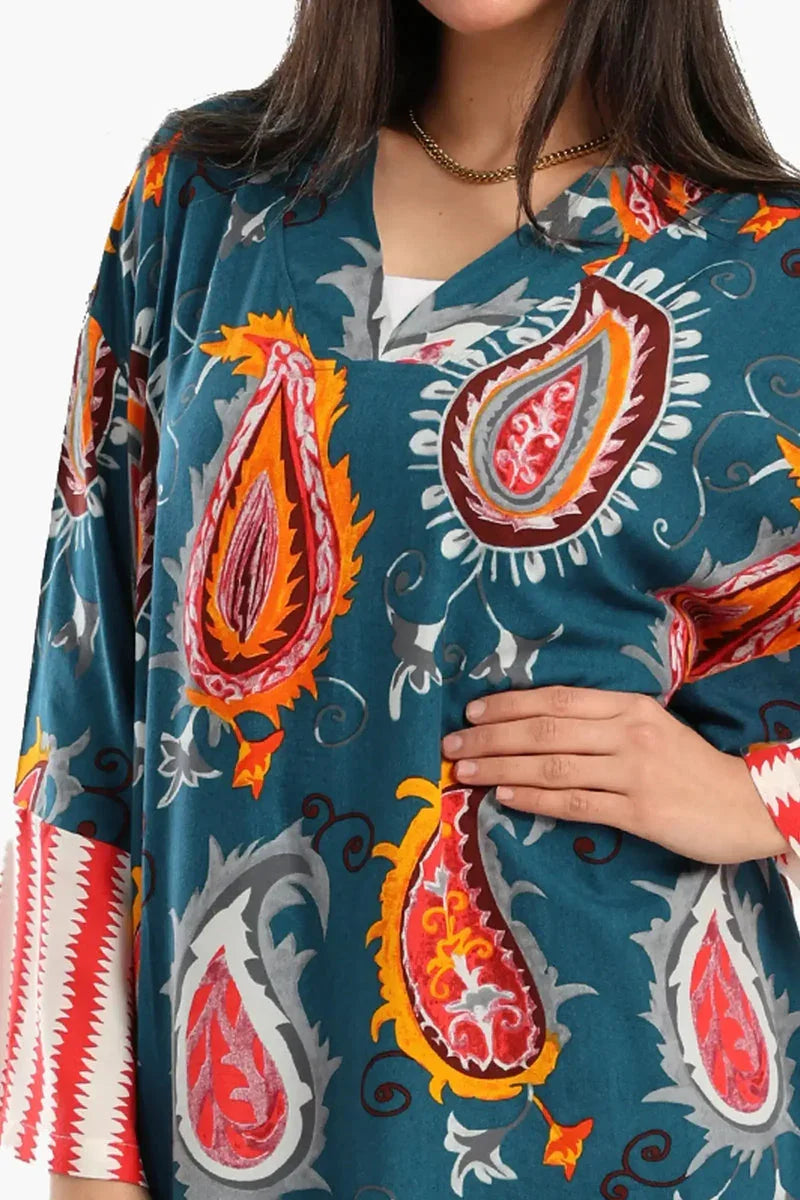 Carina - Colored Viscose Abaya 2