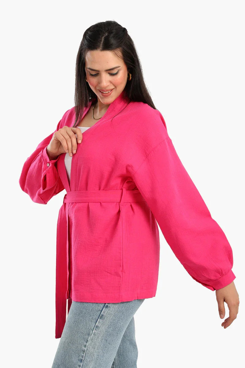 Carina - Tencel Open Front Cardigan 6