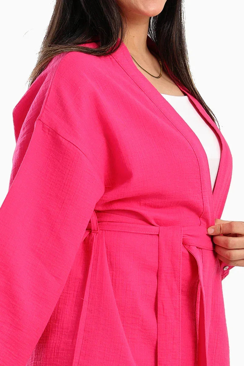 Carina - Tencel Open Front Cardigan 12