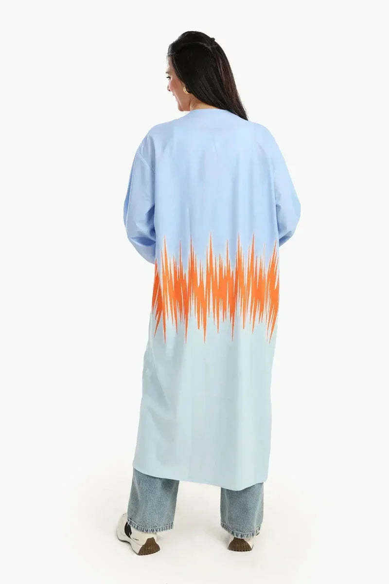 Carina - Color Block Midi Kimono 3