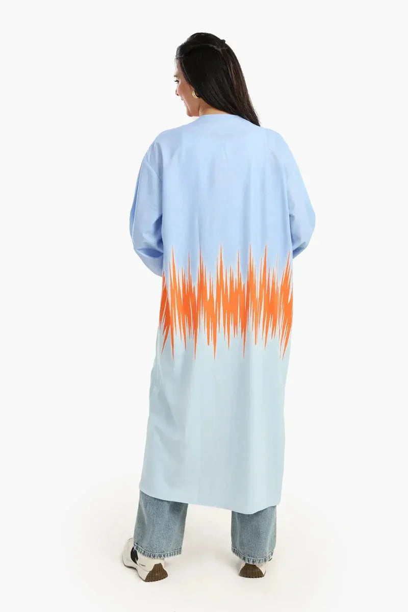 Carina - Color Block Midi Kimono 3