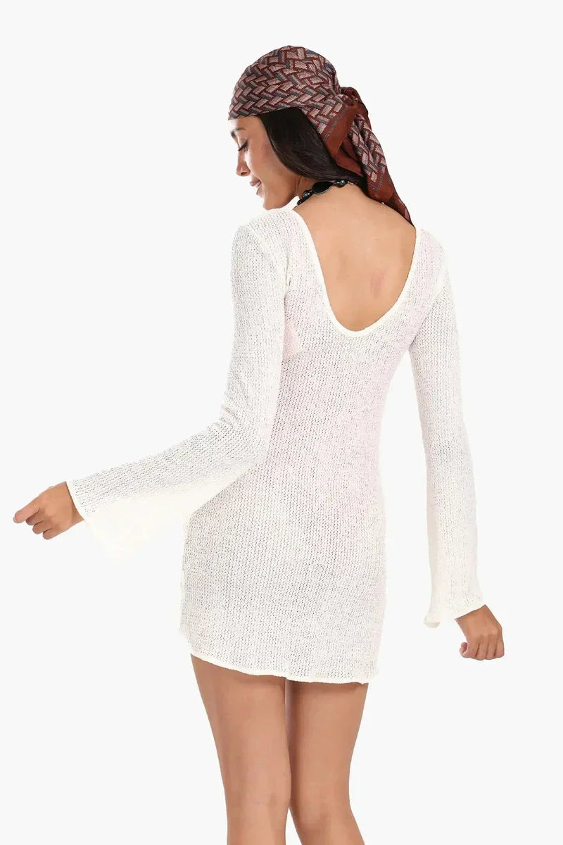 Carina - Knitted Short Beach Dress 5