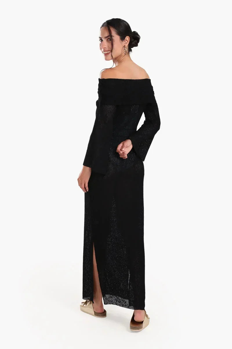 Off-Shoulder Maxi Beach Dress - Carina 5