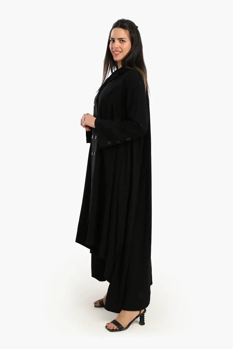 Carina - Double-Breasted Trench Cardigan 13