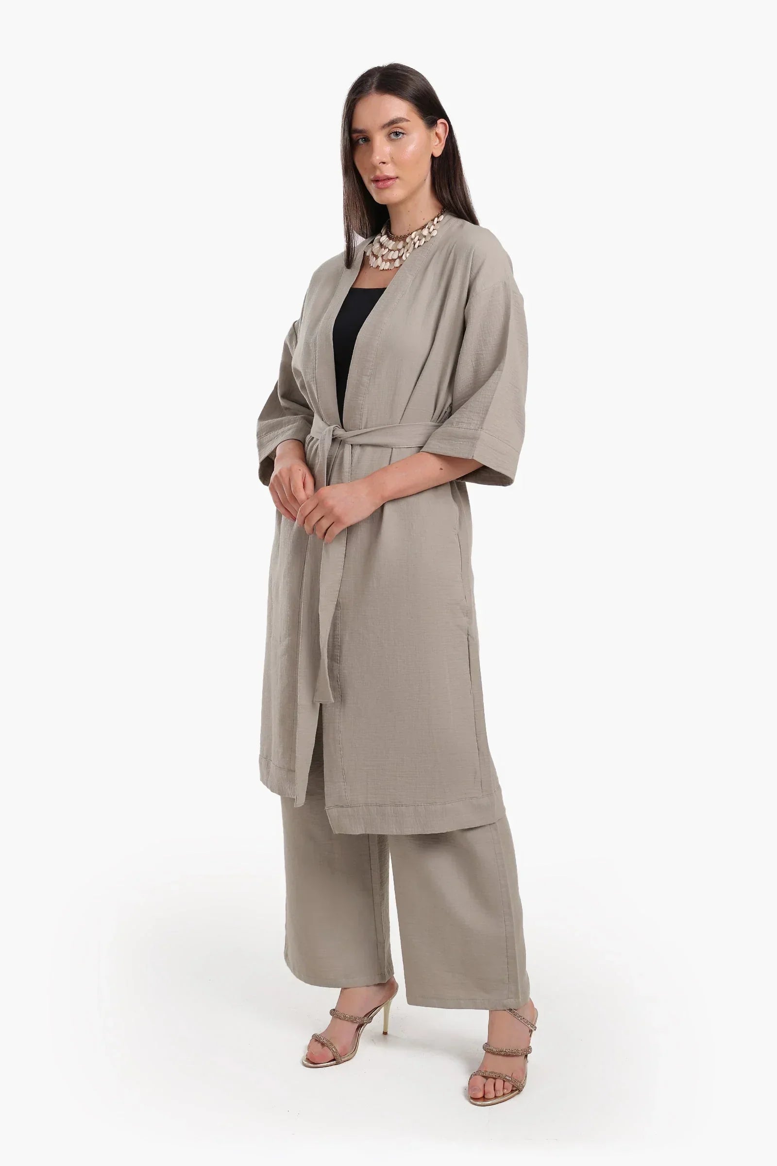 Clue - Timeless Midi-Length Kimono 2