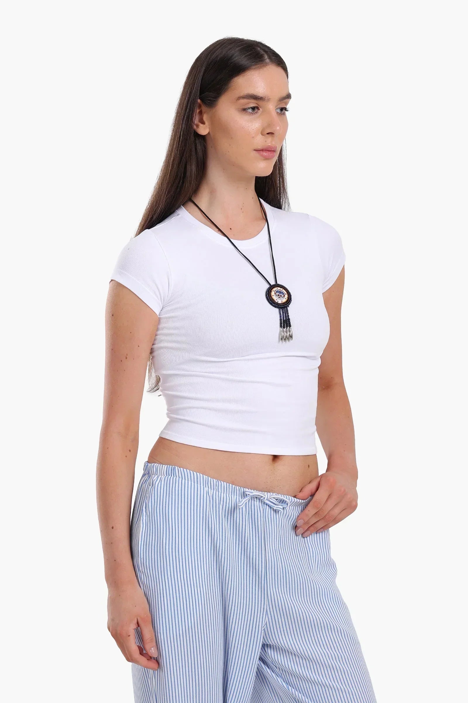 Clue - Slim Fit Crew Neck Top 5