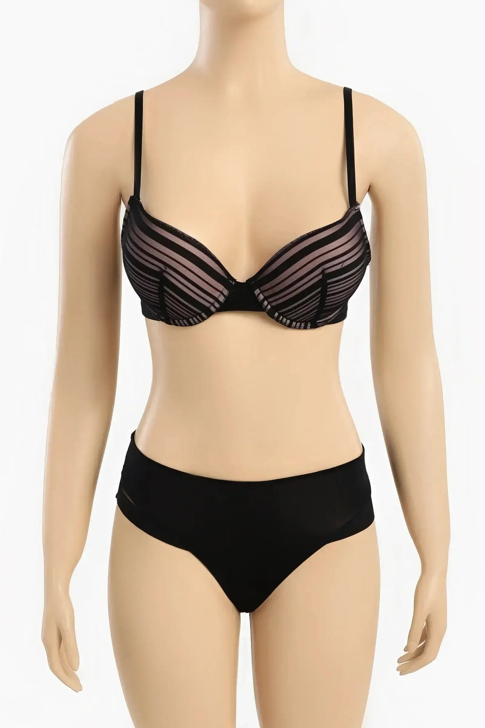 Carina - Push-Up Bra & Panty Tulle Set 2