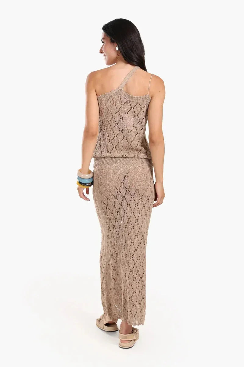 Sleeveless Knitted Beach Set - Carina 10