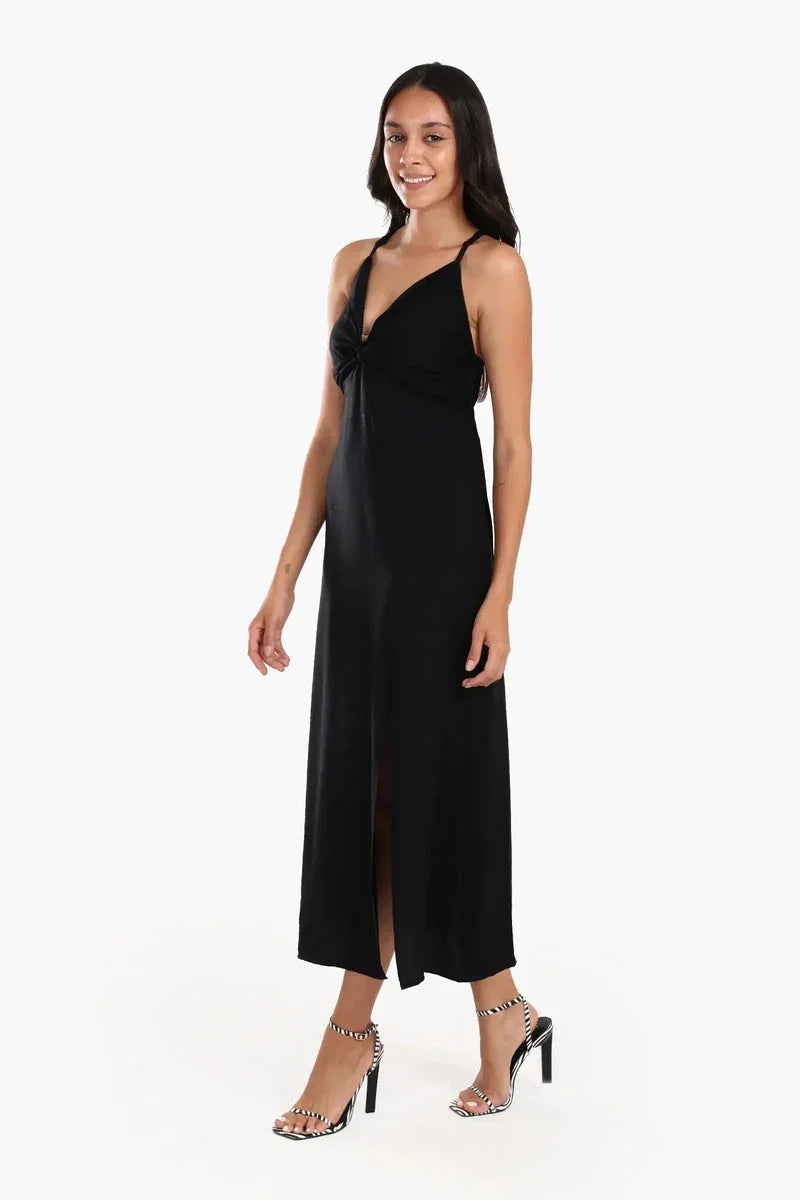 Carina - Crisscross Back Midi Dress 9