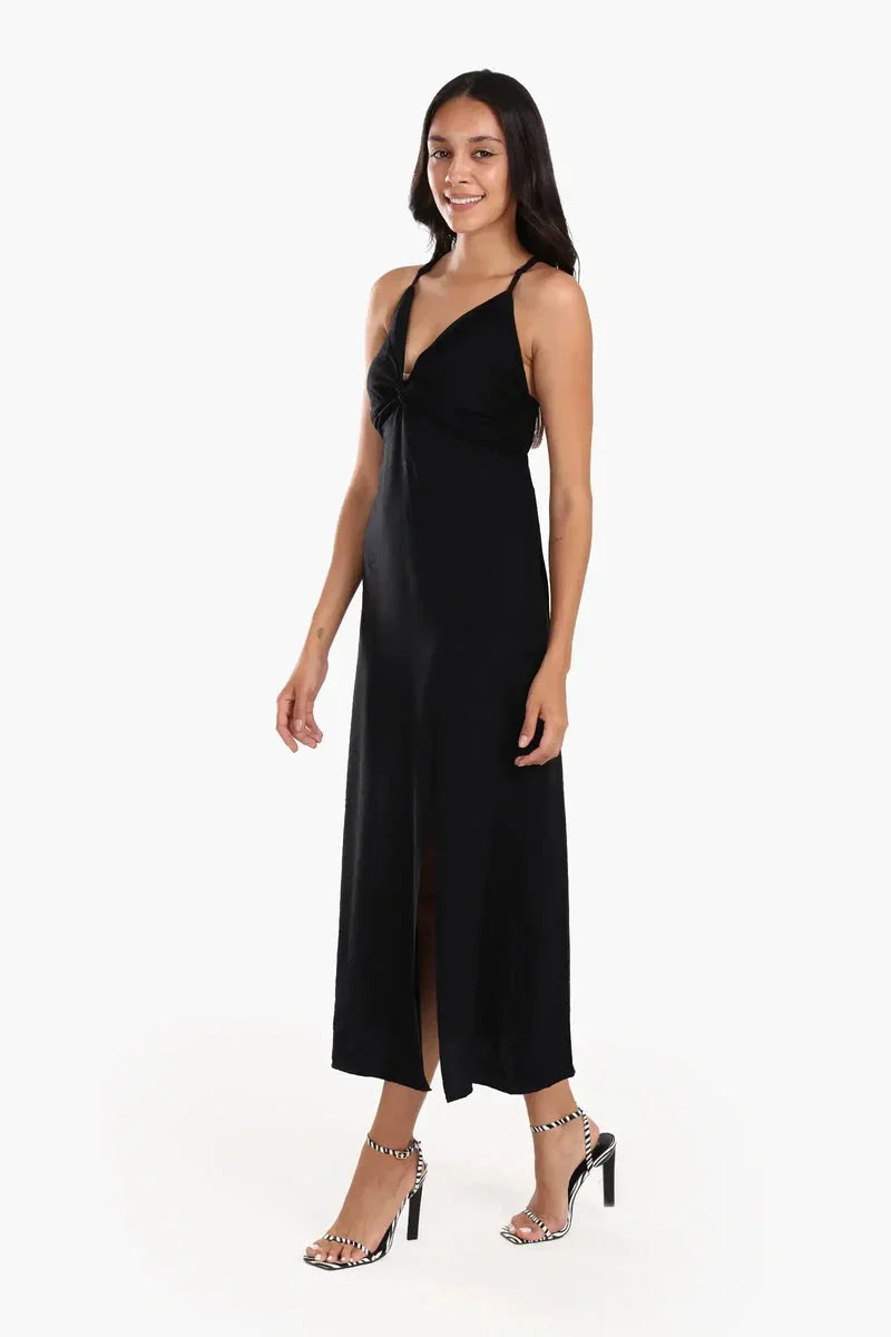 Carina - Crisscross Back Midi Dress 9