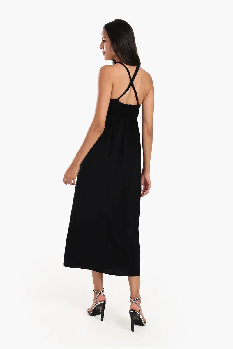 Carina - Crisscross Back Midi Dress 5